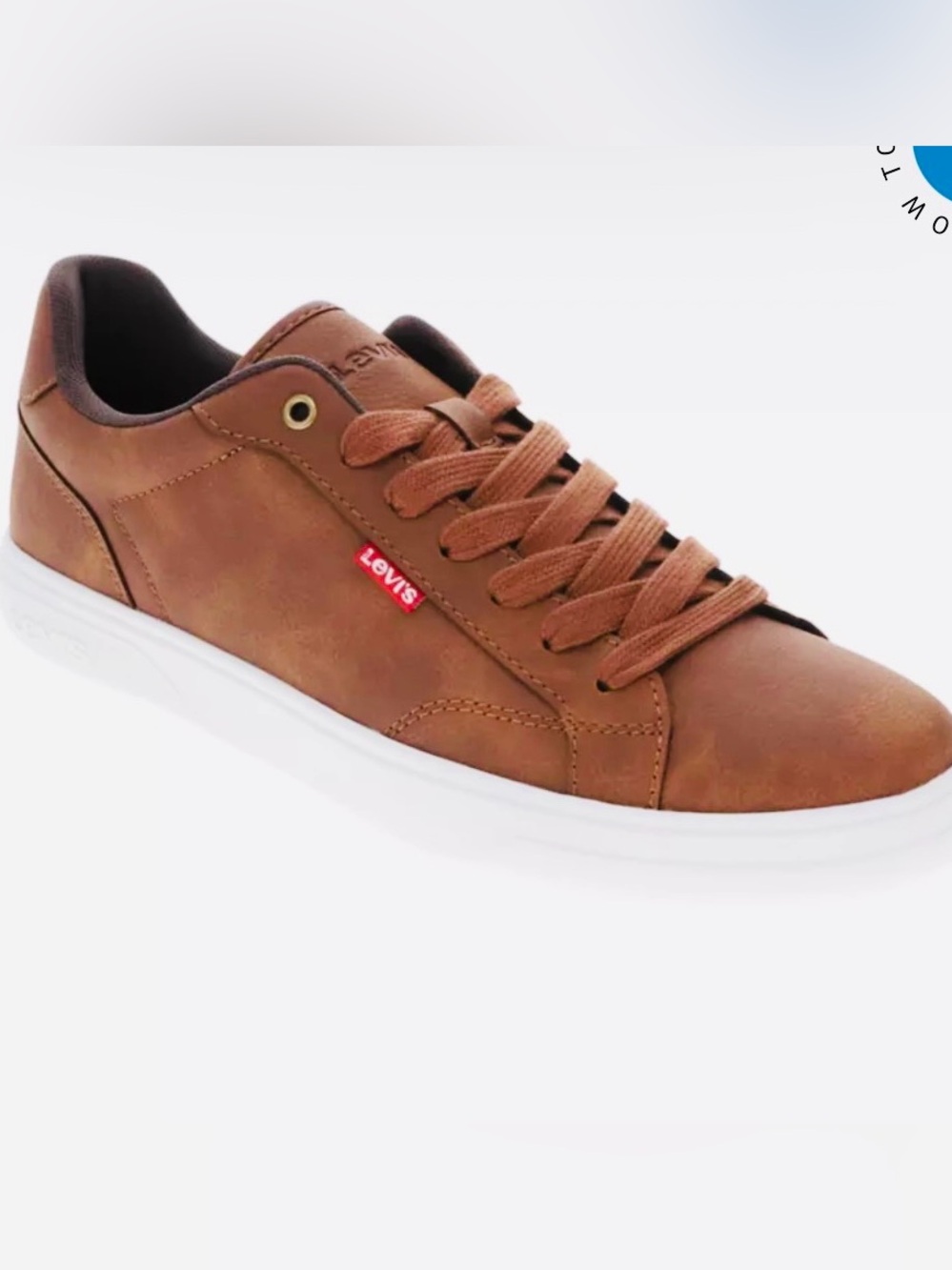 Levi's Men's Tan Leather Low-Top Sneaker 0016